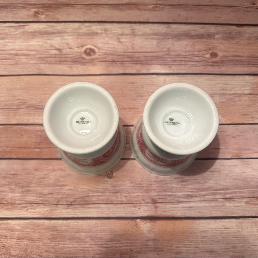 Vintage White and Red Ceramic Kaffee Heinrich Villeroy & Boch Rüdesheimer - Picture 4 of 4